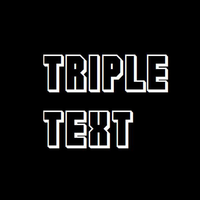Triple Text